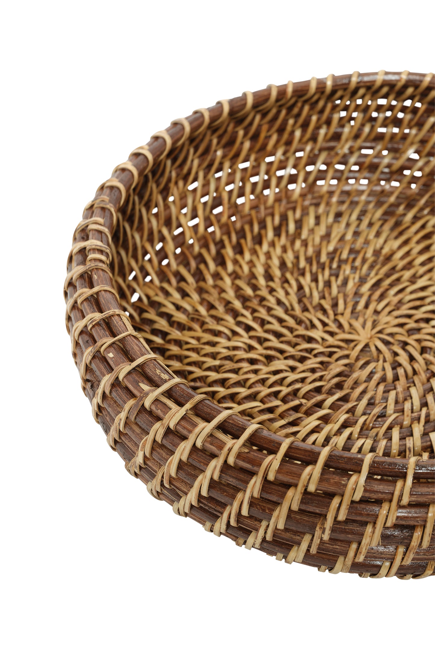 Rattan Apple Bowl