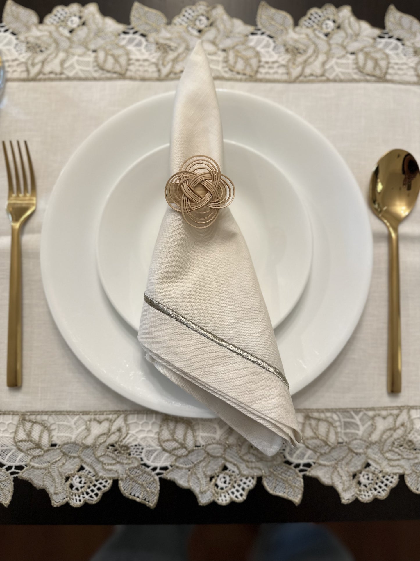 Napkin Ring  French Braid