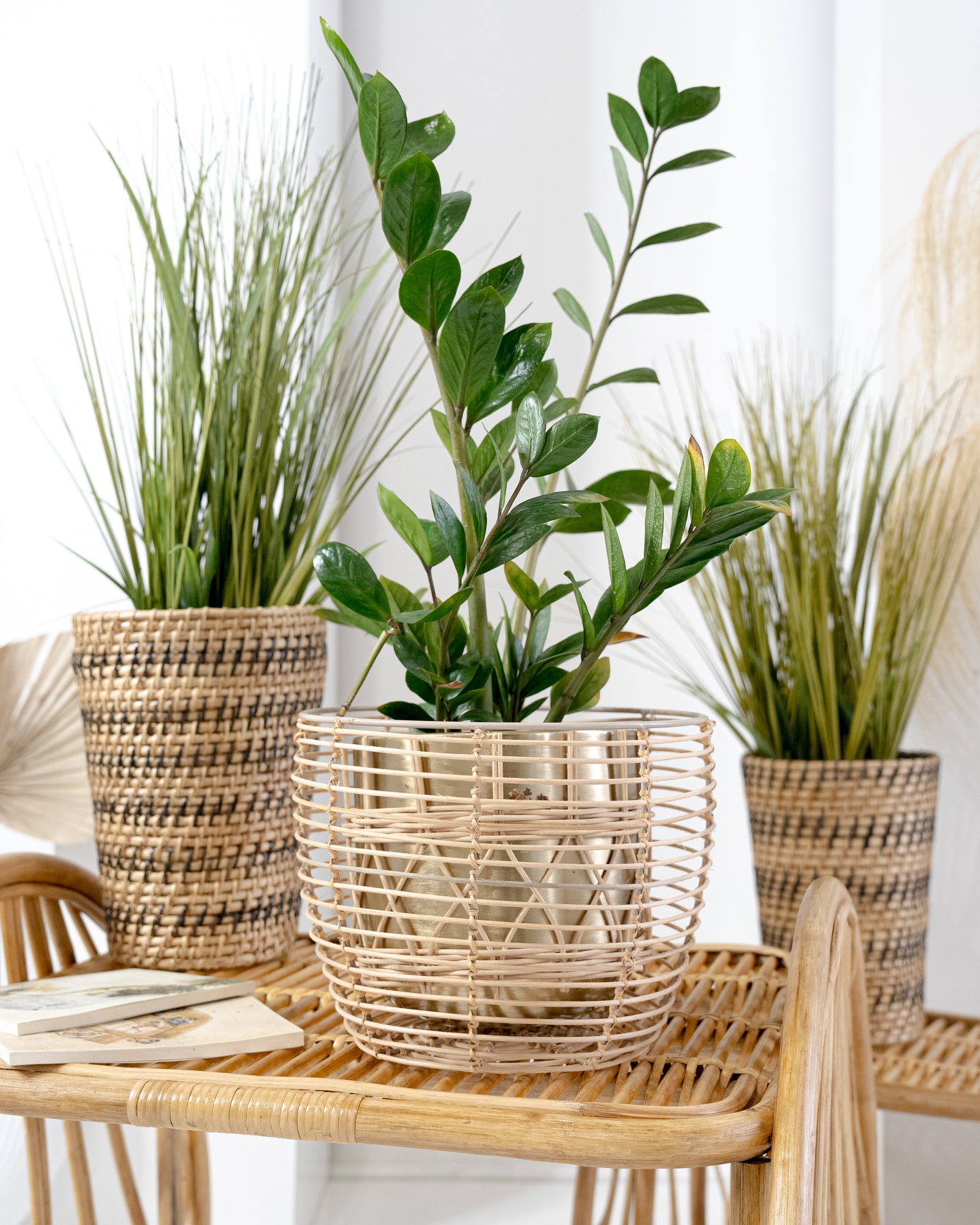 Iron and Cane Basket